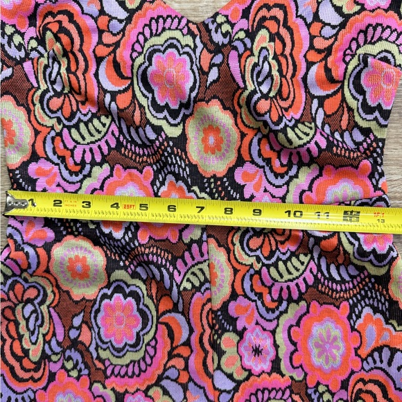 Zara Floral Print Romper Retro Size Small One piece Jumpsuit - Picture 13 of 16